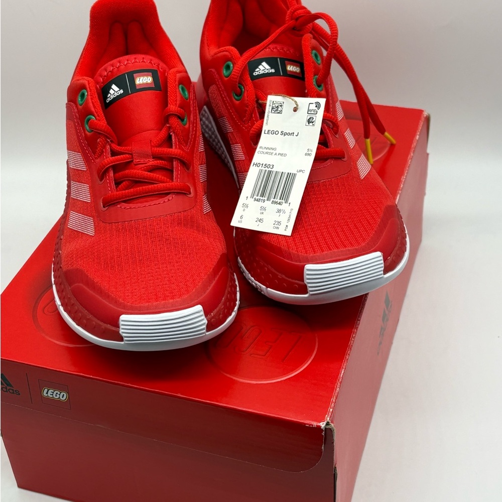 Adidas Unisex Red LEGO Sneakers